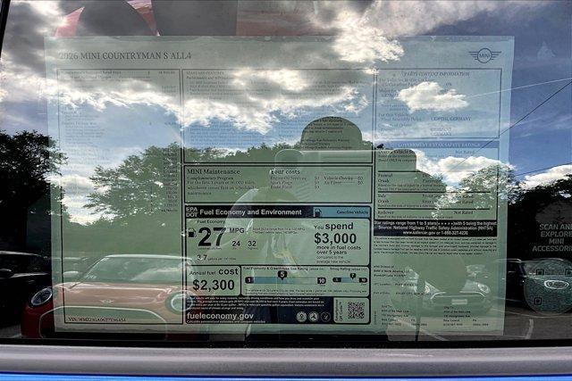 new 2026 MINI Countryman car, priced at $44,760