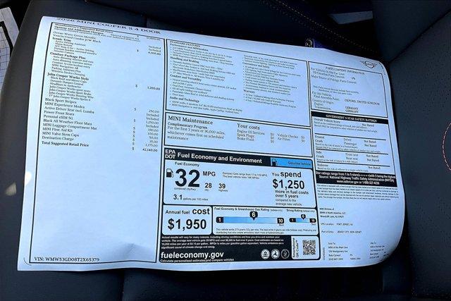 new 2026 MINI Hardtop car, priced at $42,140