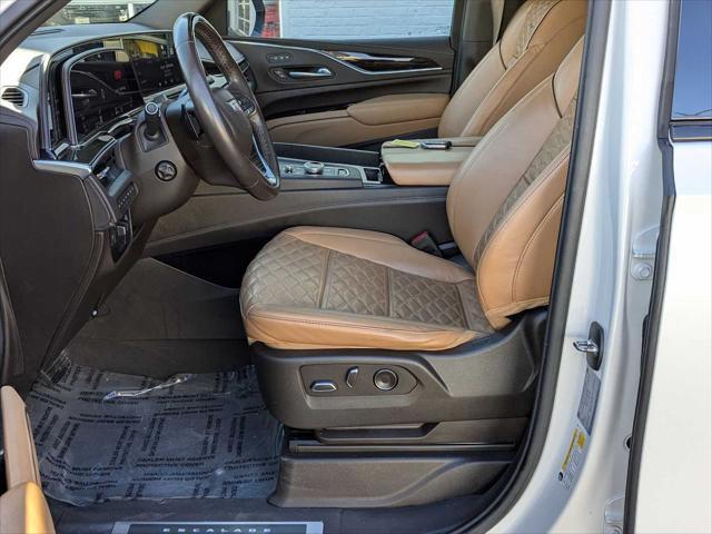 used 2021 Cadillac Escalade car, priced at $72,500