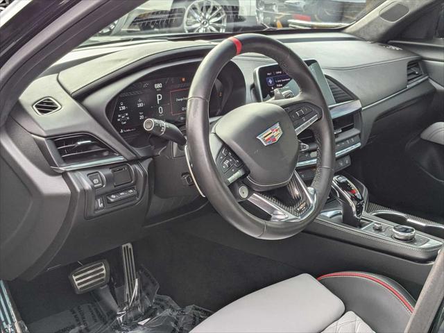 used 2022 Cadillac CT4-V car, priced at $50,595