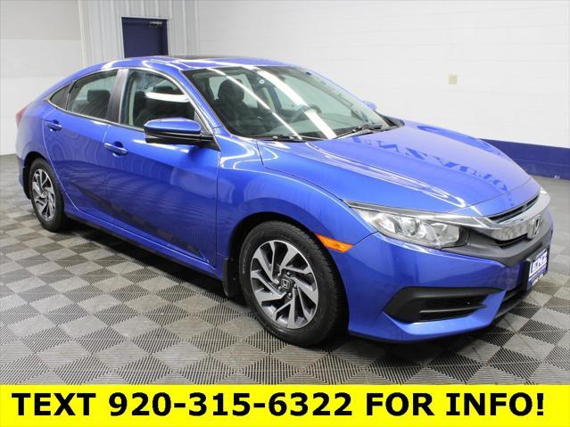 used 2018 Honda Civic car, priced at $15,497