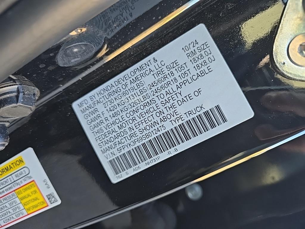 used 2025 Honda Ridgeline car, priced at $41,998