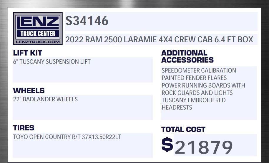 used 2022 Ram 2500 car, priced at $73,591