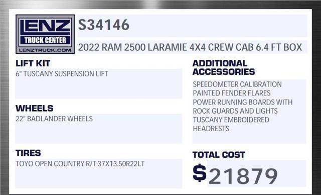 used 2022 Ram 2500 car, priced at $75,998