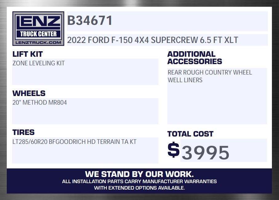 used 2022 Ford F-150 car, priced at $43,991