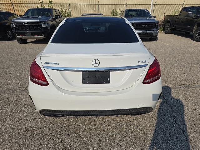 used 2018 Mercedes-Benz AMG C 43 car, priced at $31,998