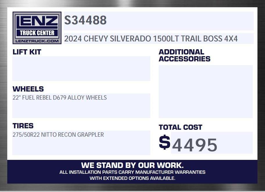 used 2024 Chevrolet Silverado 1500 car, priced at $58,491