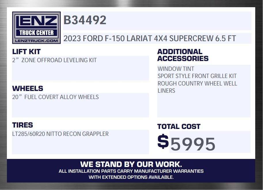 used 2023 Ford F-150 car, priced at $56,997