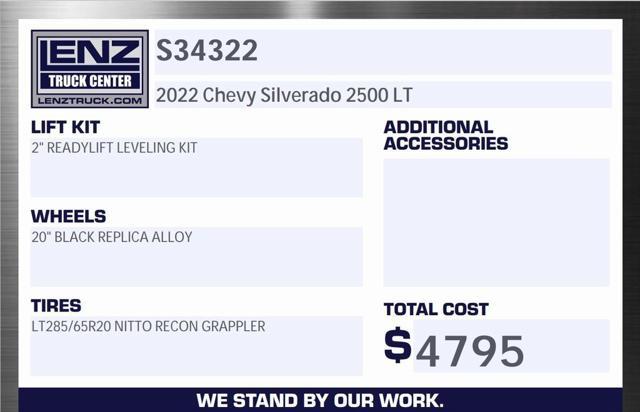 used 2022 Chevrolet Silverado 2500 car, priced at $59,997