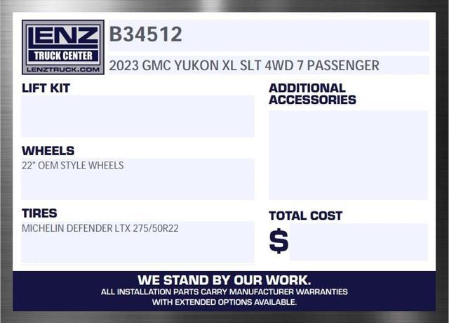 used 2023 GMC Yukon XL car, priced at $66,997