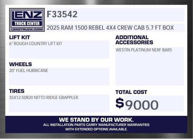 used 2025 Ram 1500 car, priced at $60,998