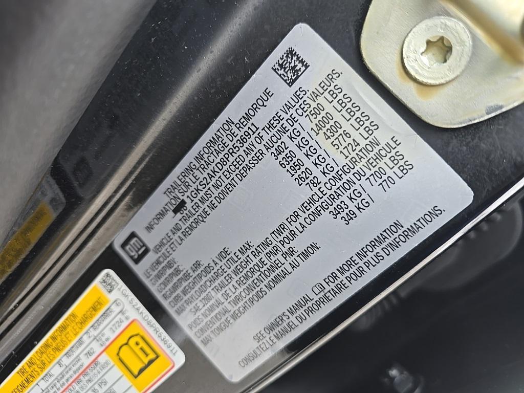 used 2023 GMC Yukon car, priced at $49,497