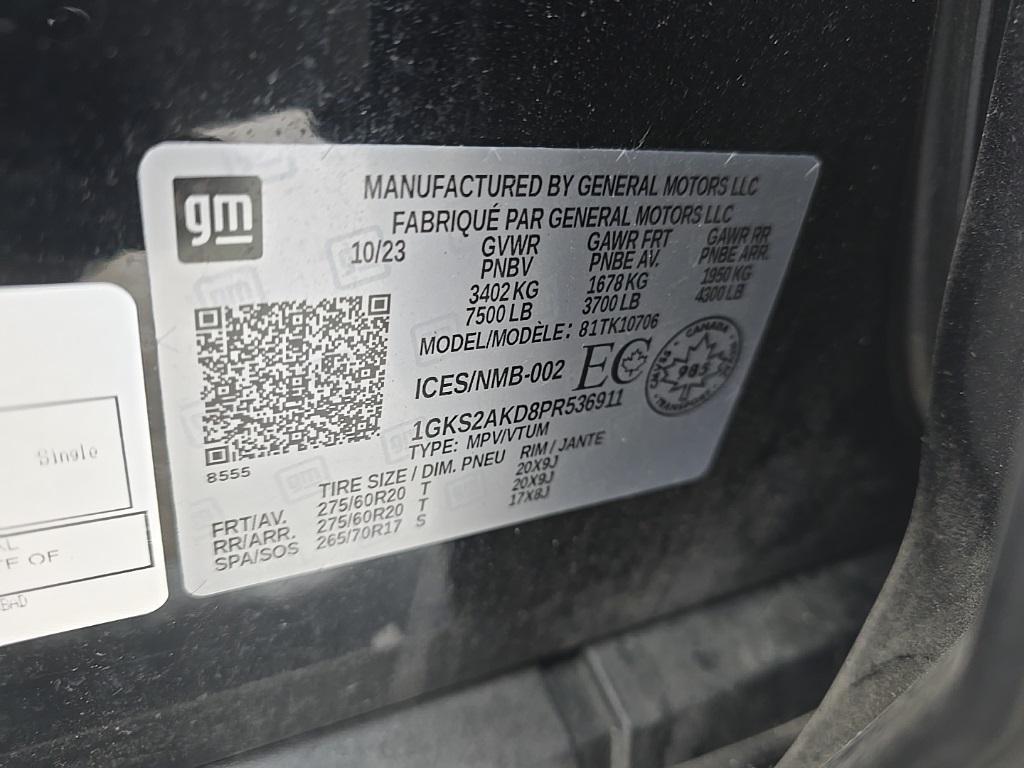 used 2023 GMC Yukon car, priced at $49,497