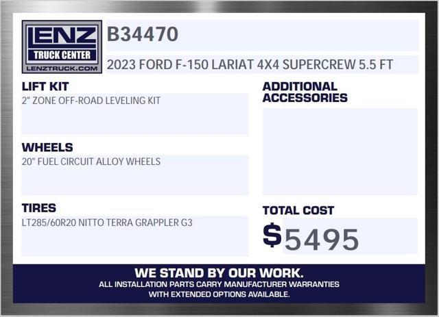 used 2023 Ford F-150 car, priced at $57,997