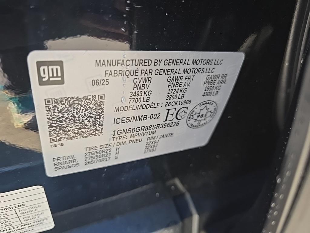 used 2025 Chevrolet Suburban car, priced at $87,997