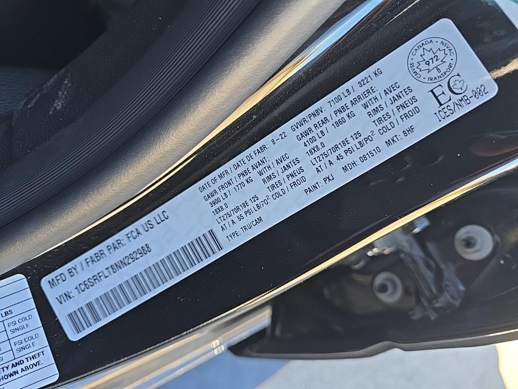 used 2022 Ram 1500 car, priced at $48,497