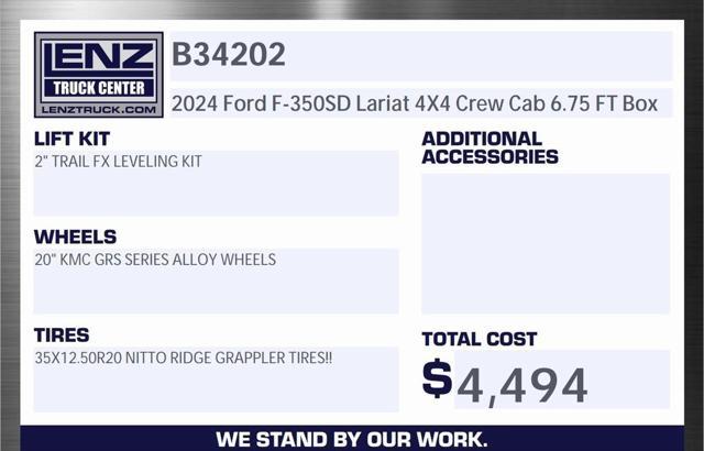 used 2024 Ford F-350 car, priced at $81,998