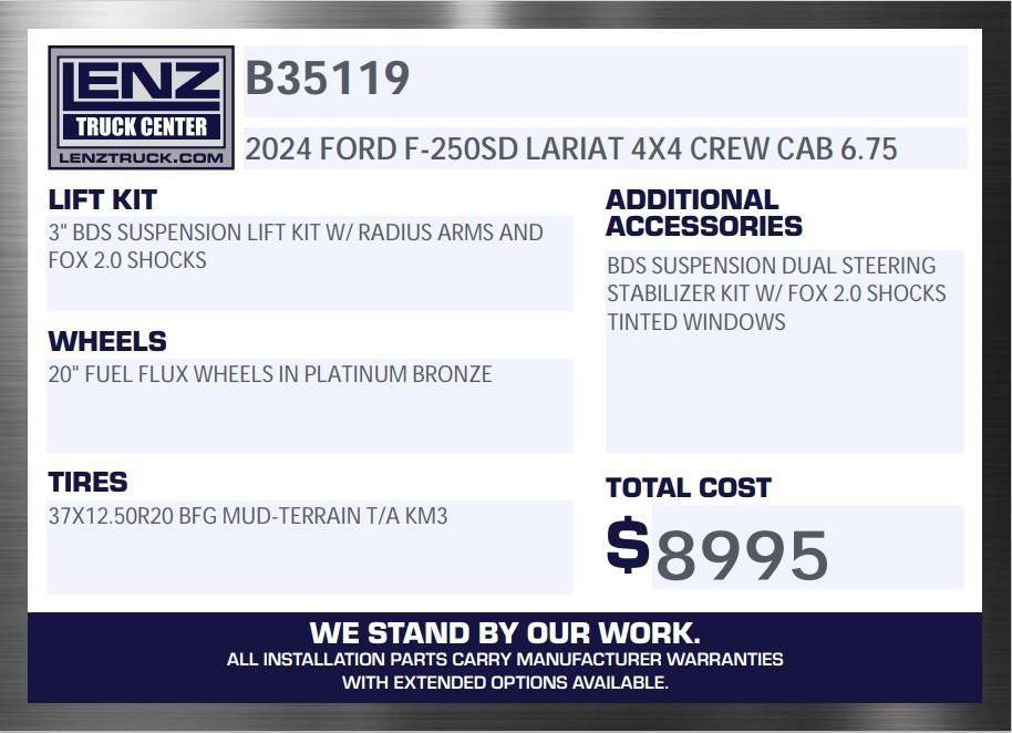 used 2024 Ford F-250 car, priced at $83,997