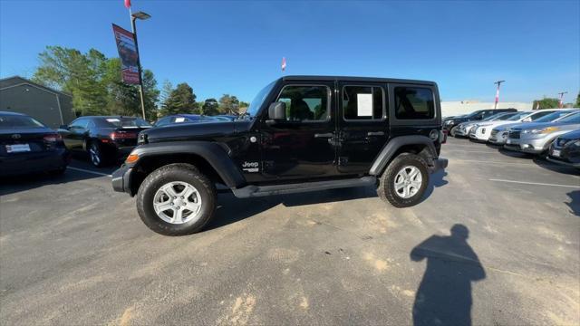 used 2021 Jeep Wrangler Unlimited car, priced at $27,484
