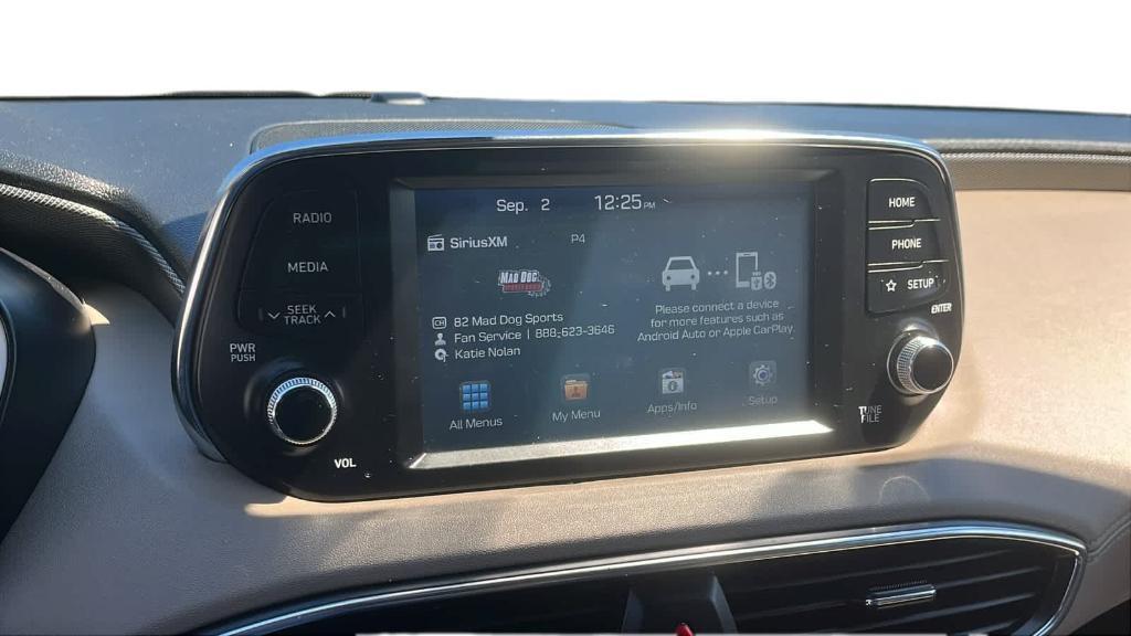 used 2019 Hyundai Santa Fe car, priced at $18,456