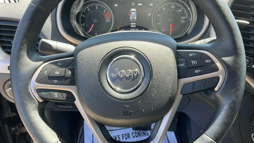 used 2017 Jeep Cherokee car, priced at $14,416