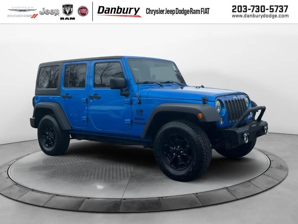 used 2016 Jeep Wrangler Unlimited car, priced at $13,924
