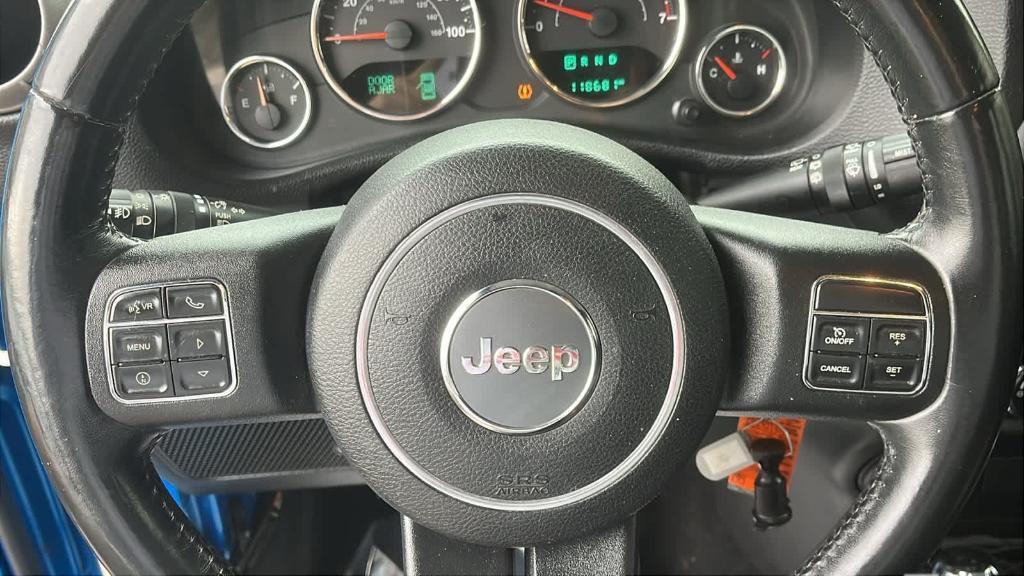 used 2016 Jeep Wrangler Unlimited car, priced at $13,924