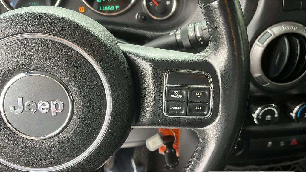 used 2016 Jeep Wrangler Unlimited car, priced at $13,924