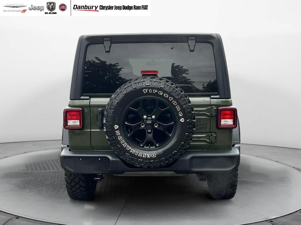 used 2022 Jeep Wrangler Unlimited car, priced at $31,736