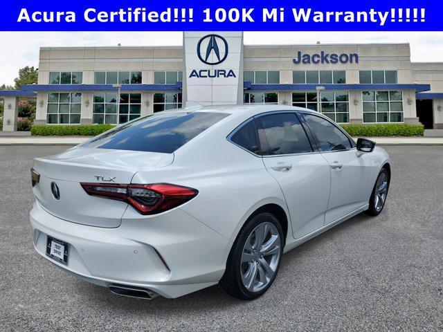 used 2022 Acura TLX car, priced at $35,789