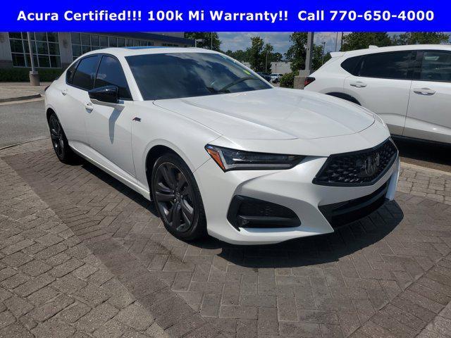 used 2022 Acura TLX car, priced at $38,897