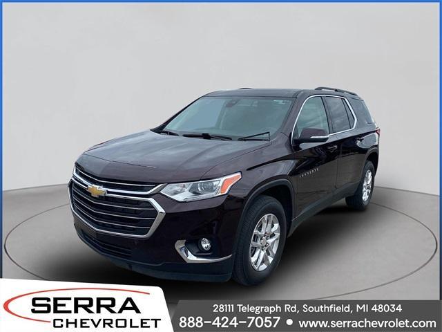 used 2021 Chevrolet Traverse car, priced at $27,486