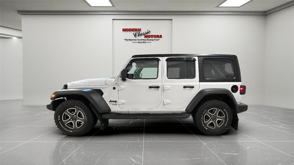 used 2021 Jeep Wrangler Unlimited car, priced at $29,494