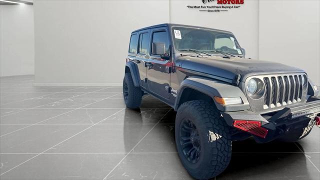 used 2018 Jeep Wrangler Unlimited car, priced at $21,994