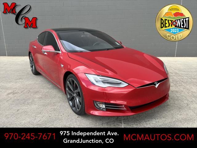 used 2021 Tesla Model S car, priced at $51,494