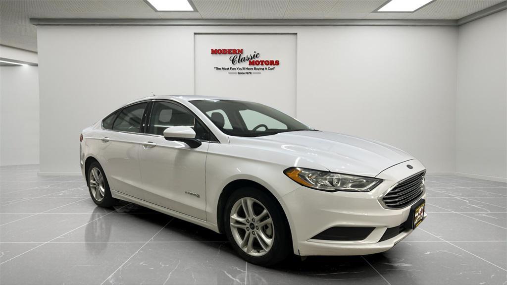 used 2018 Ford Fusion Hybrid car, priced at $14,814