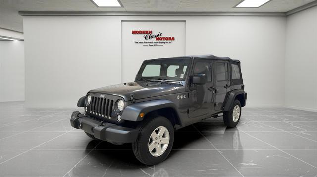 used 2017 Jeep Wrangler Unlimited car, priced at $17,224