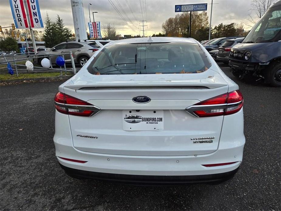 used 2019 Ford Fusion Hybrid car, priced at $17,491