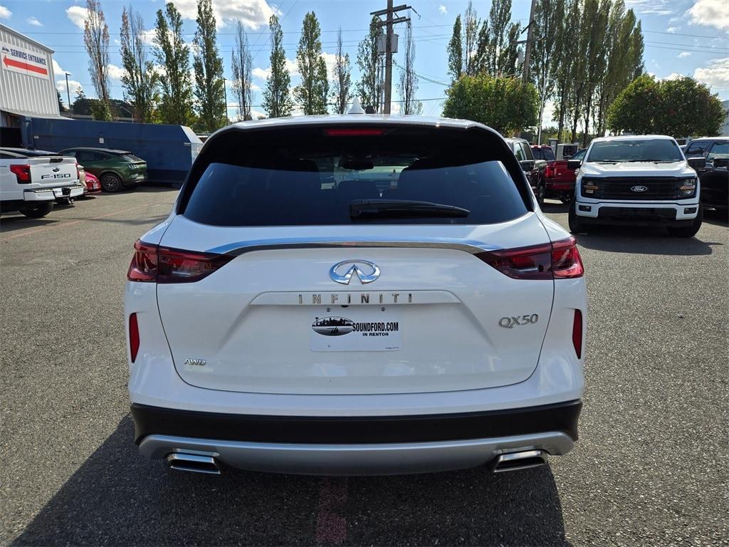 used 2022 INFINITI QX50 car, priced at $27,991