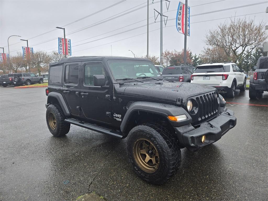 used 2021 Jeep Wrangler Unlimited car, priced at $25,991