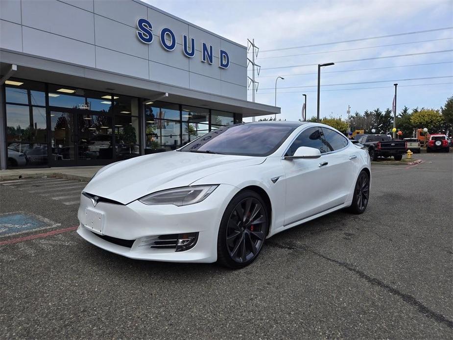 used 2021 Tesla Model S car, priced at $51,971