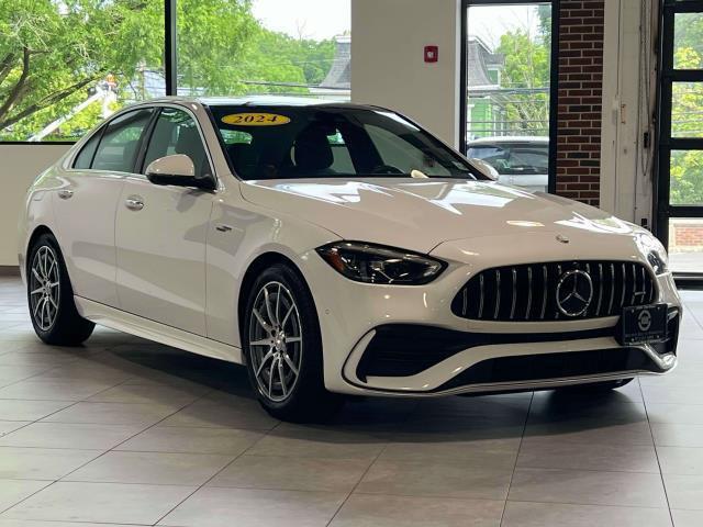used 2024 Mercedes-Benz AMG C 43 car, priced at $59,905