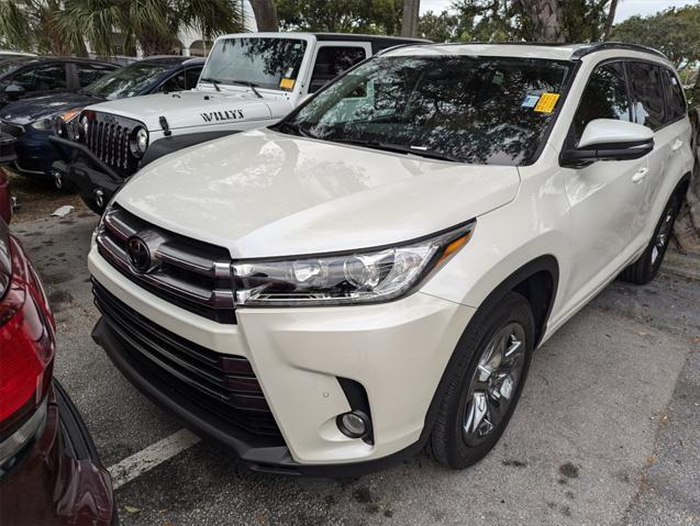 used 2017 Toyota Highlander car, priced at $25,598