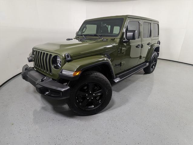 used 2021 Jeep Wrangler Unlimited car, priced at $33,473