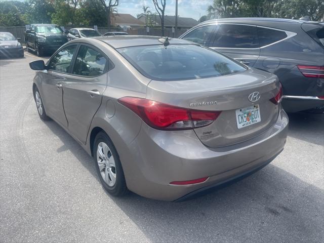 used 2016 Hyundai Elantra car, priced at $4,999
