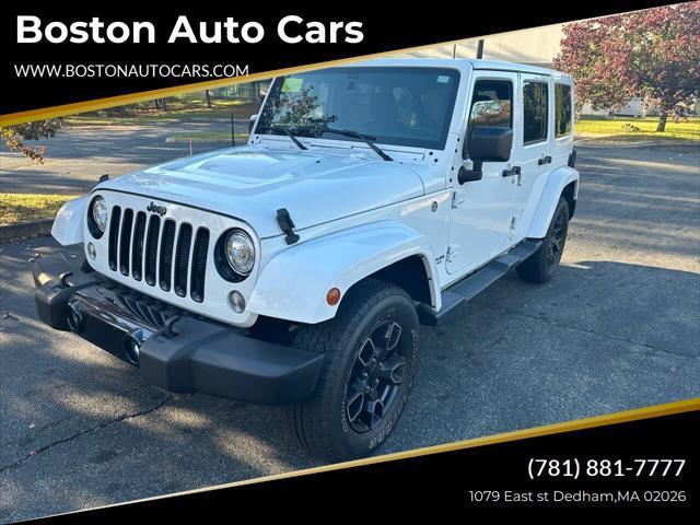 used 2017 Jeep Wrangler Unlimited car, priced at $21,400
