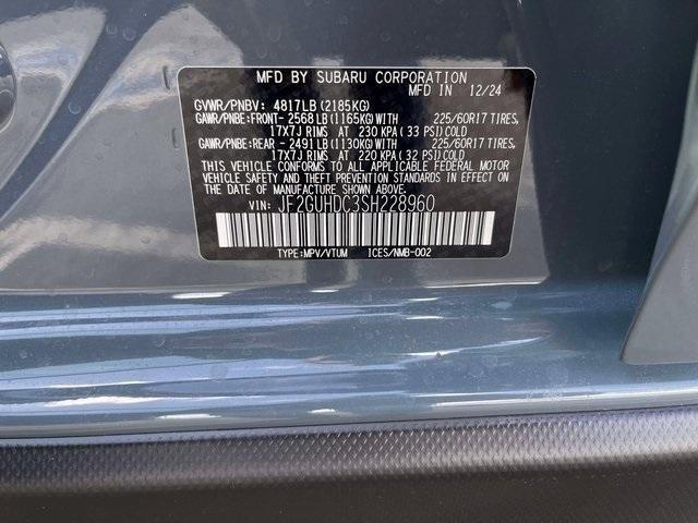 new 2025 Subaru Crosstrek car, priced at $29,622
