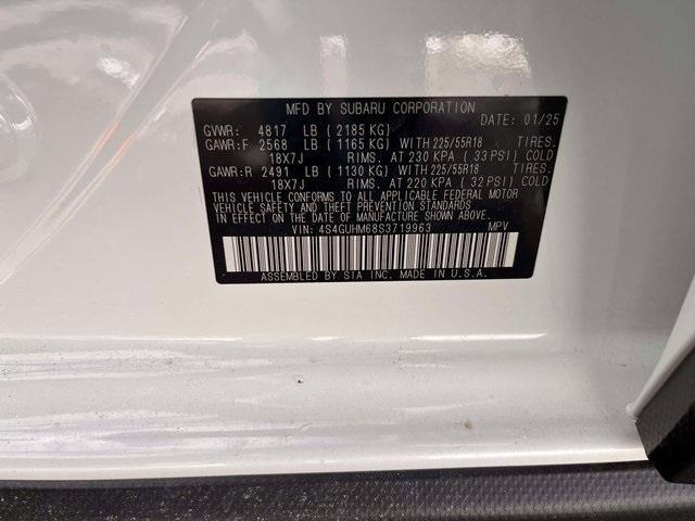 new 2025 Subaru Crosstrek car, priced at $35,090