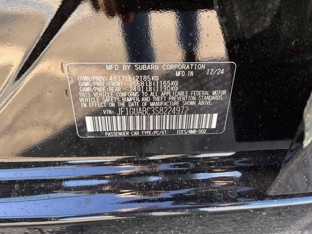 new 2025 Subaru Impreza car, priced at $25,527