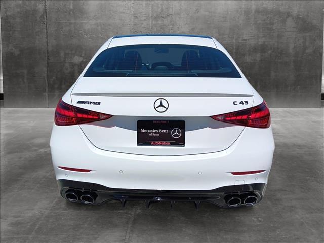 new 2024 Mercedes-Benz AMG C 43 car, priced at $76,940